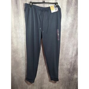 Zeroxposur Mens Texture Double Knit Joggers Blue XL NWT 333266